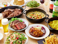 夏季限定【90分制 ビアフェスタ】 牛ステーキ食べ放題＋アルコール飲み放題