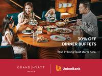 30% OFF at The Grand Kitchen Dinner Buffet