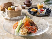 <Available weekdays for lunch only, June 3rd to September 30th> Special Seafood Platter with Dim Sum & Original Dessert! Cold Jade Noodle Set | ¥6,500