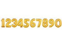 Choose one number balloon from "0-9" (66cm)