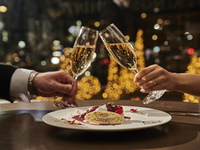 【DUOウエディング会員様限定価格 結婚記念日プラン】乾杯酒＆スペシャルコース全6品
