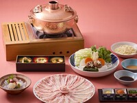【直前割引】乾杯ドリンクと食後のコーヒー付「TOKYO X」銘柄豚のしゃぶしゃぶコース（和個室確約）