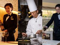 A special one-day event: "A wine lunch presented by two sommeliers"