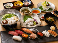 〈SUSHI〉Hamo Shabu-Shabu & Chef’s Selection Nigiri Limited-time offering: June–August