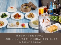 【梅雨プラン】｜ご予約特典付き｜個室プラン ランチA｜5,000円