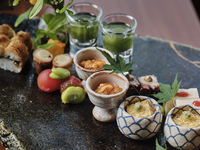 【Dinner Anniversary Plan】 – ZUI– 9 dishes with Glass of Champagne & Shortcake 12cm