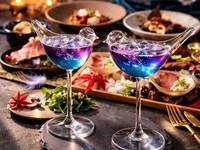 [Gourmet Dinner A] Includes Bird Glass's original cocktail for a toast | A gourmet dinner course for two to enjoy the flavors of summer