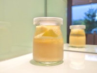 Smooth melon pudding