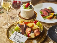 6/15〜【TS】ディナー記念日コース【Special Anniversary】スタンドに乗った可愛いホールケーキ＋ドリンク2杯付き