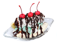 チョコミントバナナスプリット (お席なし/期間限定)