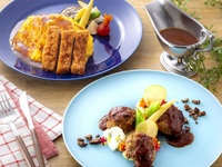 神户西式午餐：汉堡牛排