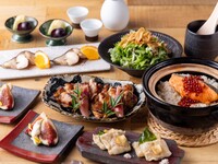 ★TC限定価格！　日本酒7種含む30種類以上、2時間プレミアム飲み放題！　【大人数での宴会に】★大皿盛り★ 旬菜コース　お料理8品　8,300円→8,000円