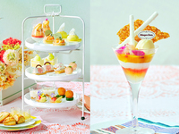 【ミニパフェ付き】Peach Vacances afternoon tea（土日祝）
