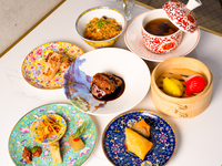 【水仙コース】点心・季節の蒸しスープ・本日の炒飯など全10品｜飲み放題追加可	
