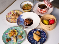 【Narcissus Course】10 Dishes Including Dim Sum, Seasonal Steamed Soup, and Today’s Fried Rice｜Free-Flow Drink Option Available