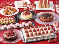 〜5/31（日）【土日祝日限定ディナービュッフェ/時間制限なし】ホテルパティシエ特製 苺スイーツ勢揃い