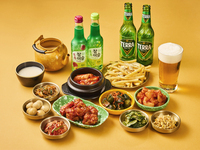 【平日ランチ限定 20%OFF！】ヤンニョムチキン＆プルコギキンパ付！韓国惣菜やカレーが食べ放題＆120分飲放題