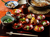 "one soup and ten said dishes"  [Saturdays, Sundays, and public holidays]