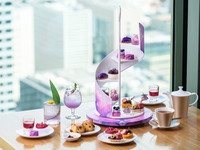【土日祝/WEB18%OFF】ウェルカムカクテル付き「Purple Moment (パープル・モーメント)」アサイー＆ベリーアフタヌーンティー