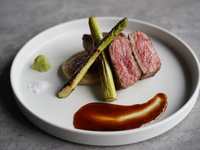 【Domestic A4 Black Wagyu beef & celebratory plate included♪ A special anniversary dinner while enjoying the Tokyo night view】 ANNIVERSARY COURSE