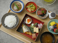 Japanese Breakfast Buffet Plate