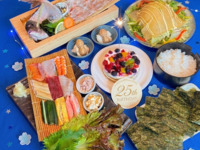 釣り付き「お祝いパーティーコース」
