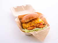 Mango＆ chicken cutlet burger