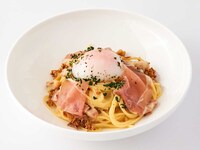 Rich carbonara with Spanish cured ham