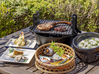 Japanese restaurant "Sakura" offers a weekday lunch-only "Premium Charcoal-Grilled Lunch Plan".