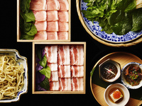 【LUNCH】夏セール20％OFF｜あぐーしゃぶしゃぶコース 全4品〈5月末まで〉