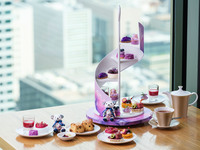 Reservations accepted until June 7th [Weekends & Holidays / Early Bird WEB Discount 20% OFF] Conrad Bear included "Purple Moment" Acai & Berry Afternoon Tea