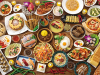 世界のごちそう×アジア美食ビュッフェ　ランチ【小学生】