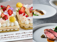 ♦50文字メッセージで想いを伝える♦ナンバーケーキで記憶に残る記念日！Wメインのランチコース-SHIKITEI-（２名様専用）
