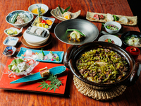 [Summer Limited] A luxurious kaiseki course featuring conger eel and onions from Awaji Island and Kuroge Wagyu beef from Saga Prefecture, "Fu-rin"