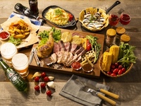 (Summer) [Weekdays Mon-Thu] Meat Platter BBQ Combo (All-you-can-drink alcohol)