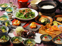 7/1開始【いいとこどりコース】お料理9品＋２Hプレミアム日本酒飲み放題付き　★7000円