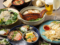 7月〜提供開始！【食べログ限定！２周年記念特別コース！】生ビール含む飲み放題付き。香ばしい「鰻土鍋ご飯」を堪能する夏季限定の贅沢。今だけ味わえる、２周年だけの特別コースをぜひ。