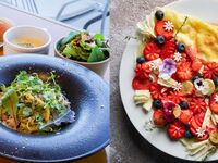 【記念日やお祝いに】BOTANICAL SUMMER LUNCH SET(デザートをクレープに変更)