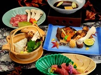 ♦【記念日×和食会席】10月限定松茸会席　比叡　アニバーサリープレート付き