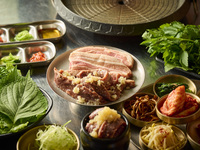 この夏限定！熟成豚の”ベジアンジュ”サムギョプサルBBQセット