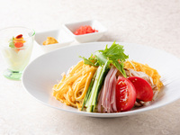 懐かしの冷やし中華　※杏仁豆腐付き