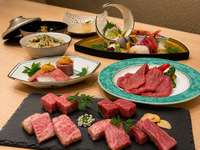 父の日会席　肉食べ比べコース