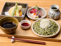 季節のお蕎麦と天ぷら お造りのおぜん