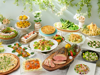Weekends and holidays [20% OFF for reservations made at 13:30] April 1st to June 30th: Adult lunch buffet with one drink included.