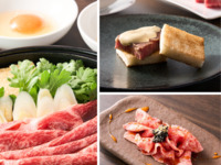 Kobe beef sukiyaki & Chateaubriand steak sandwich [Special Course]