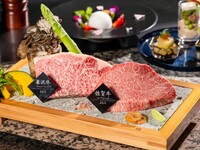 紺碧 －こんぺきー 米沢牛・佐賀牛食べ比べ［300g］鉄板焼コース （8/1～）
