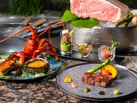 －Kohaku－ Yonezawa Wagyu, Ise lobster, Abalone and Foie gras Teppanyaki Course（8/1～）