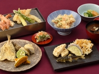 【期間限定ランチ】夏の特選　てんぷらランチコース