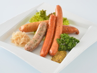 Assortment of Hokkaido sausages