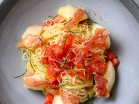 【LUNCH SPECIAL】 Limited quantity – Chilled Peach Cappellini